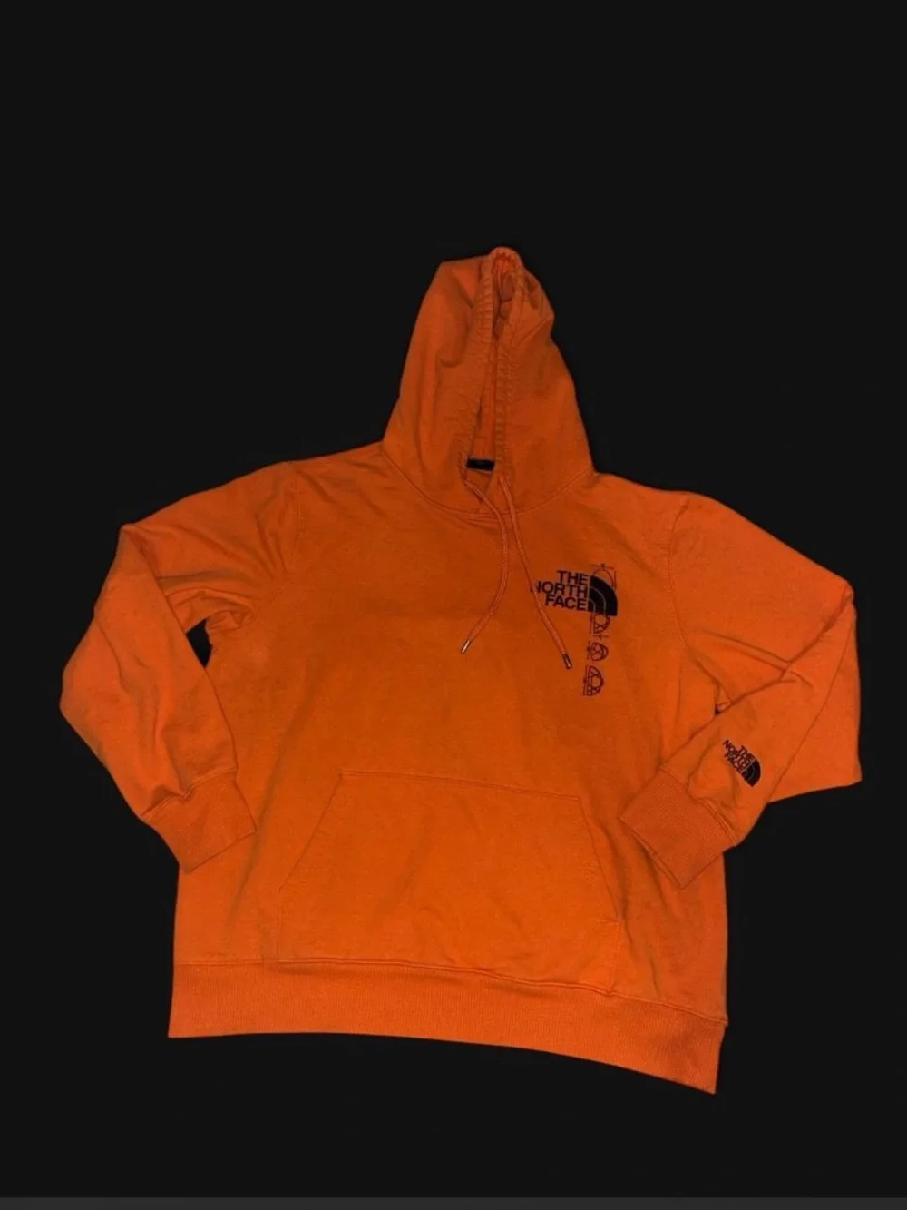 The North Face Orange Pullover Hoodie - Men's